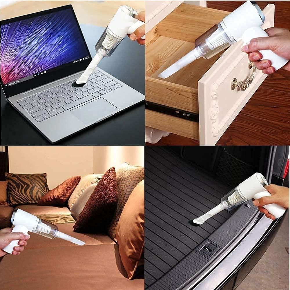 Dusty Go 2 in 1 Vacuum Cleaner-Handheld Vacuum Car Cleaner Air Duster Wireless Rechargeable Home