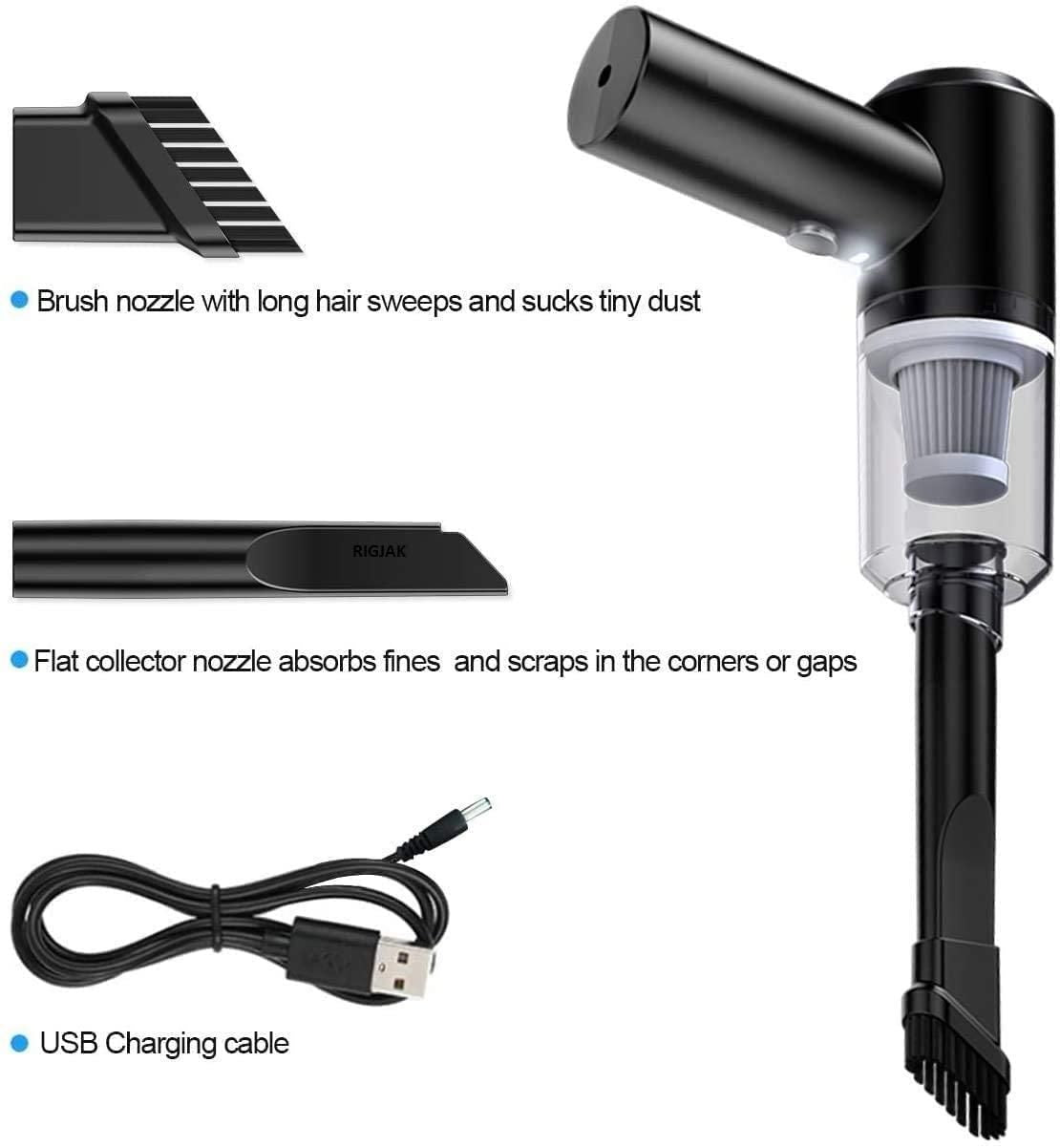 Dusty Go 2 in 1 Vacuum Cleaner-Handheld Vacuum Car Cleaner Air Duster Wireless Rechargeable Home