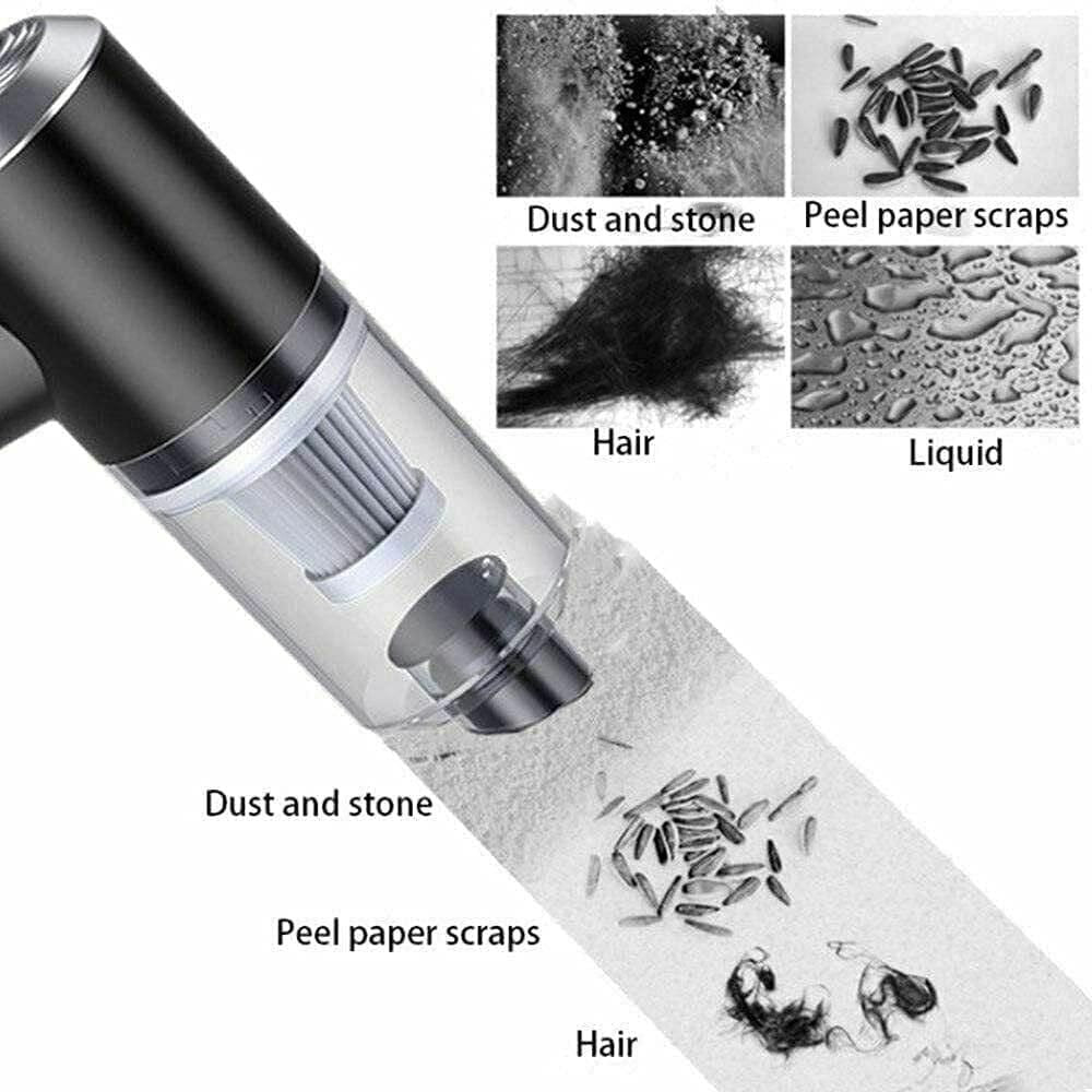 Dusty Go 2 in 1 Vacuum Cleaner-Handheld Vacuum Car Cleaner Air Duster Wireless Rechargeable Home